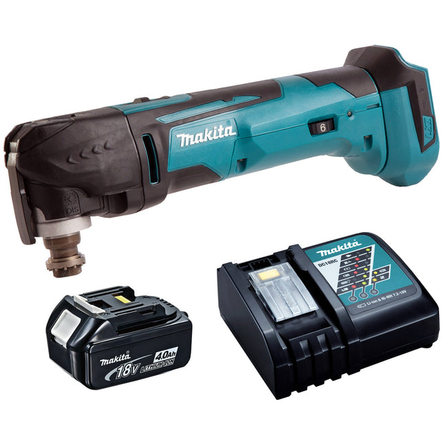 Makita DTM51Z 18V Oscillating Multi Tool Cutter with 1 x 4.0Ah Battery & Charger - MonkeyTools