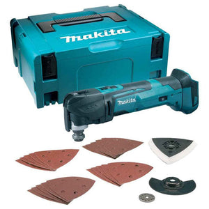 Makita DTM51ZJX7 18V Oscillating Multi Tool Cutter With 2 x 5.0Ah Batteries & Charger In Case - MonkeyTools