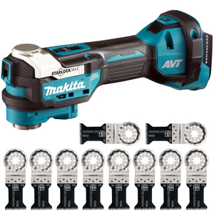 Makita DTM52Z 18V Brushless Multi Tool With E-Cut Precision Saw Blade Pack of 10 - MonkeyTools