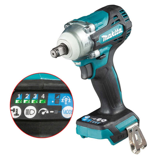 Makita DTW300Z 18V Brushless 1/2" Impact Wrench with 1 x 5.0Ah Battery Charger & Tool Bag - MonkeyTools