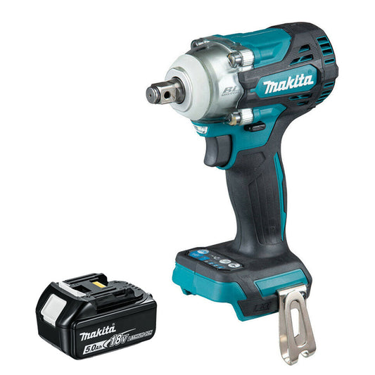 Makita DTW300Z 18V LXT Cordless Brushless Impact Wrench with 1 x 5.0Ah Battery - MonkeyTools