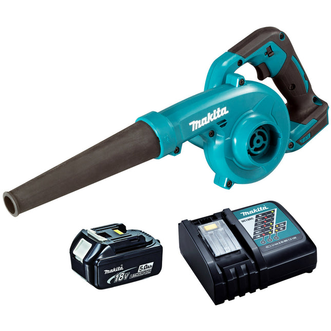 Makita DUB185Z 18V LXT Cordless Blower With 1 x 5.0Ah Battery & Charger - MonkeyTools