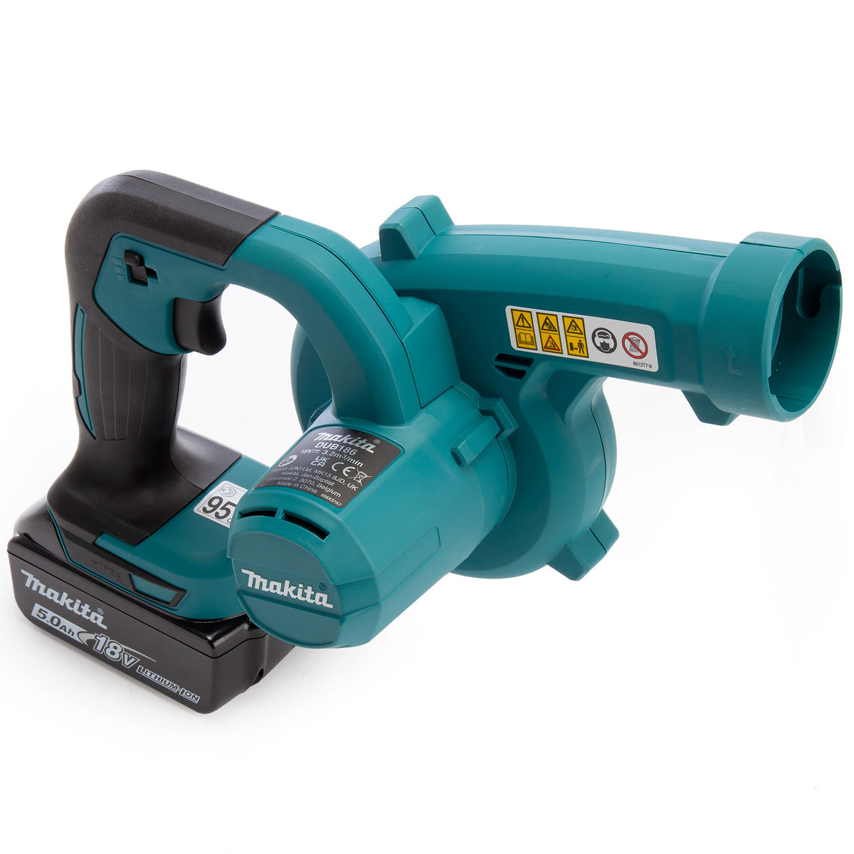Makita DUB186RT 18V Cordless Leaf Blower with 1 x 5.0Ah Battery & Charger - MonkeyTools