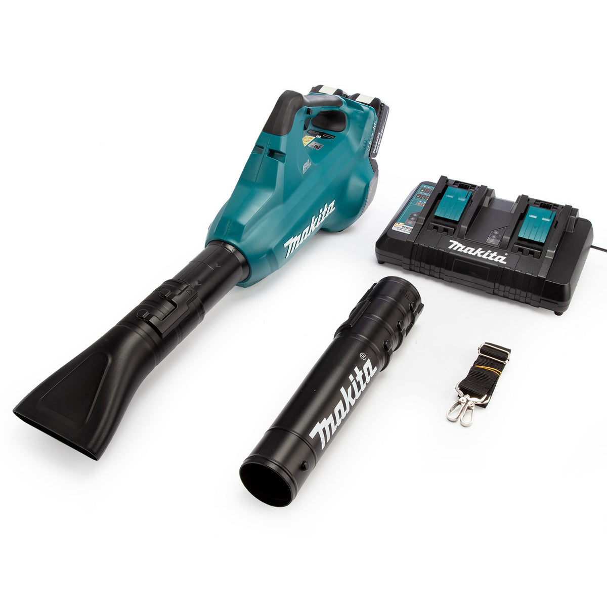 Makita DUB362PG2 36V Brushless Leaf Blower with 2 x 6.0Ah Batteries & Charger - MonkeyTools
