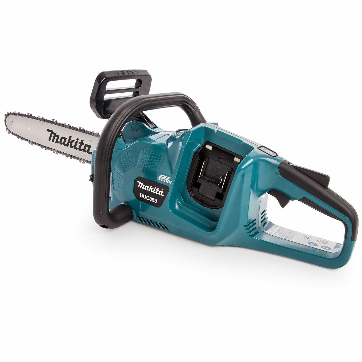 Makita DUC353Z 36V Brushless Chainsaw with 2 x 6.0Ah Battery & Charger - MonkeyTools