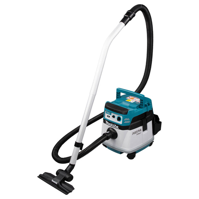 Makita DVC157LZX3 18V Twin LXT Brushless L-Class 15L Vacuum Cleaner With AWS Body Only - MonkeyTools
