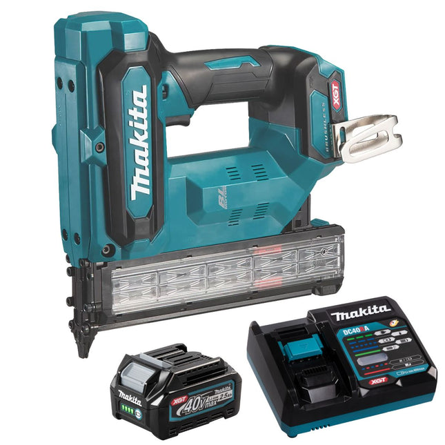 Makita FN001GZ 40V Brushless 18Ga Brad Nailer With 1 x 2.5Ah Battery & Charger - MonkeyTools