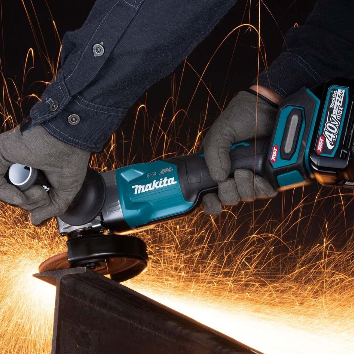 Makita GA029GZ01 40v XGT Max 125mm Brushless Angle Grinder Body Only With Carry Case - MonkeyTools