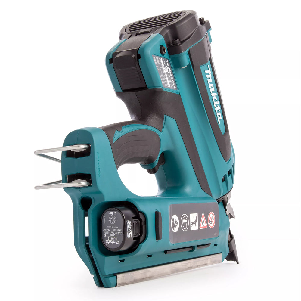 Makita GN900SE 7.2V Cordless First Fix Gas Nailer With 2 x 7.2V Batteries Charger In Case - MonkeyTools
