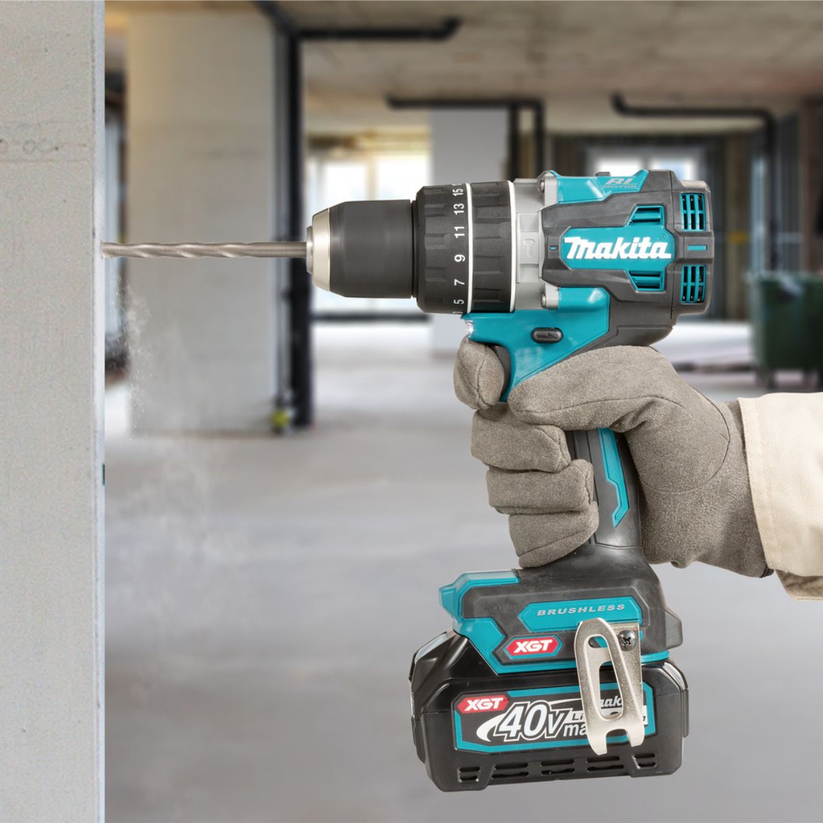 Makita HP002GZ01 40Vmax Brushless Combi Drill XGT Body Only with Case - MonkeyTools