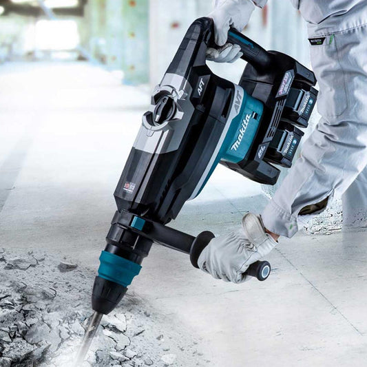 Makita HR006GD203 80V/40V XGT Brushless Demolition Hammer Drill With 2 x 2.5Ah Battery, Charger & Case - MonkeyTools