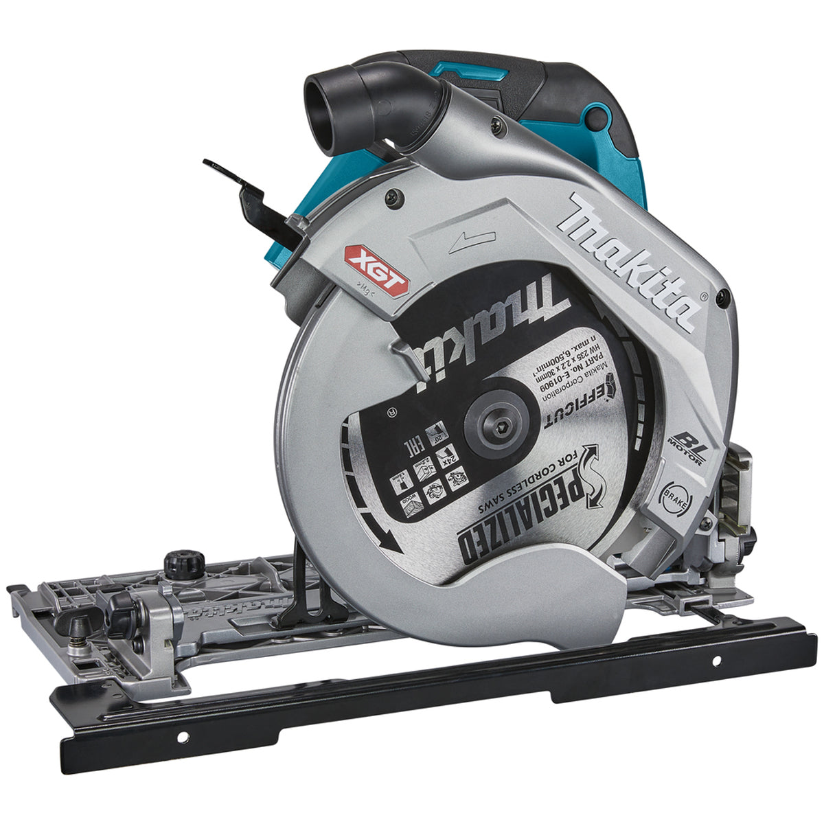 Makita HS009GT201 40V XGT Brushless 235mm Circular Saw with 2 x 5.0Ah Battery & Charger - MonkeyTools