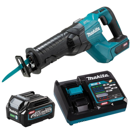 Makita JR001GZ 40V Brushless Reciprocating Saw With 1 x 2.5Ah Battery & Charger - MonkeyTools