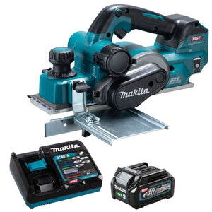 Makita KP001GZ 40V 82mm Brushless Planer With 1 x 2.5Ah Battery & Charger - MonkeyTools