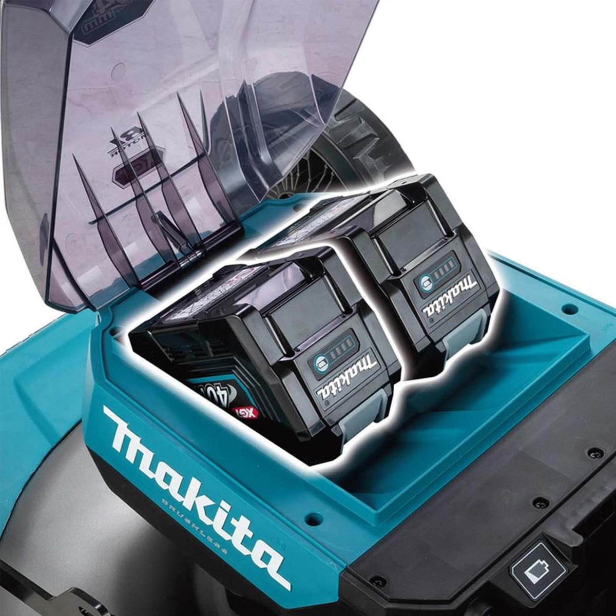 Makita LM001GT204 40Vmax XGT Brushless Lawnmower with 2 x 5.0Ah Battery & Charger - MonkeyTools