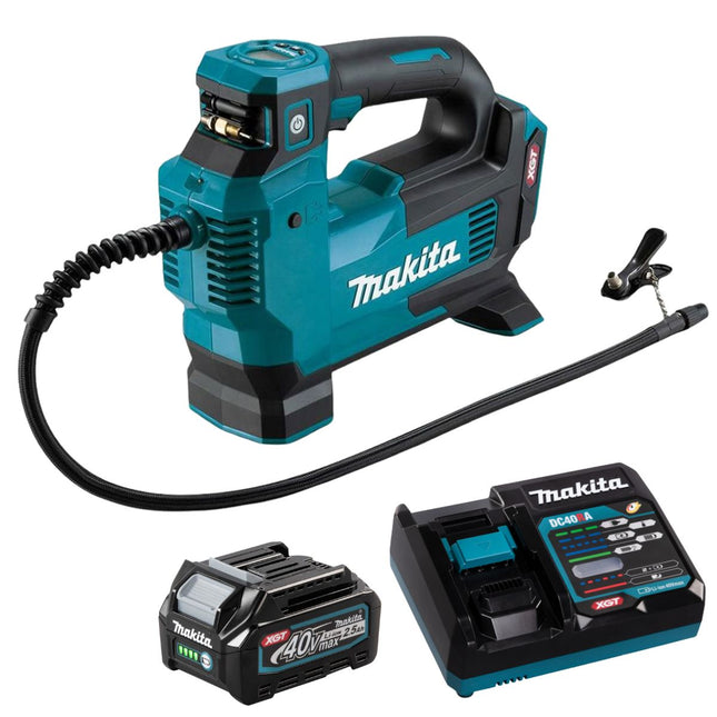 Makita MP001GZ 40V Tyre Inflator With 1 x 2.5Ah Battery & Charger - MonkeyTools