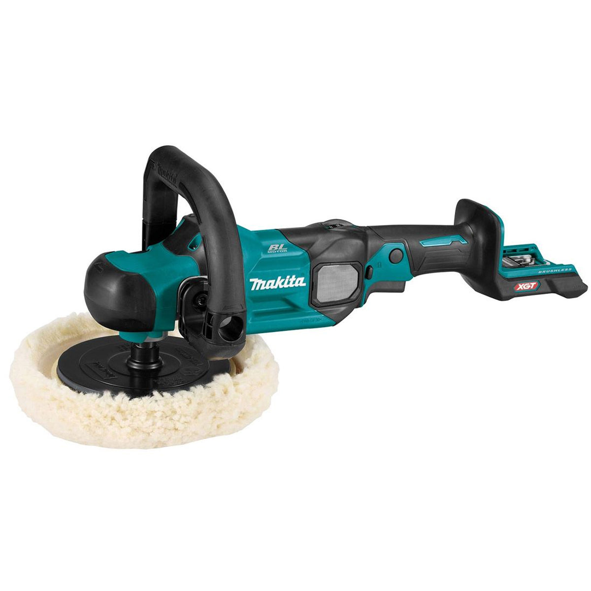 Makita PV001GD201 40Vmax XGT Brushless 180mm Polisher With 2 x 2.5Ah Batteries Charger & Tool Bag - MonkeyTools