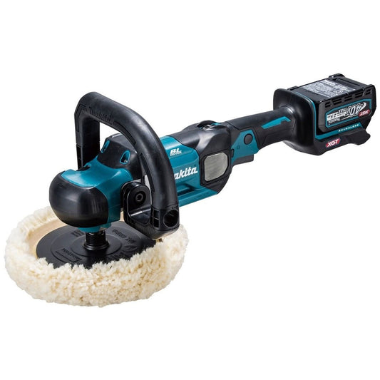 Makita PV001GD201 40Vmax XGT Brushless 180mm Polisher With 2 x 2.5Ah Batteries Charger & Tool Bag - MonkeyTools