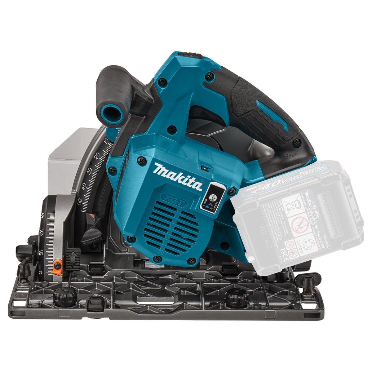 Makita SP001GZ03 40Vmax Brushless 165mm Plunge Saw With 2 x 1.5m Guide Rail & Case + Rail Bag - MonkeyTools