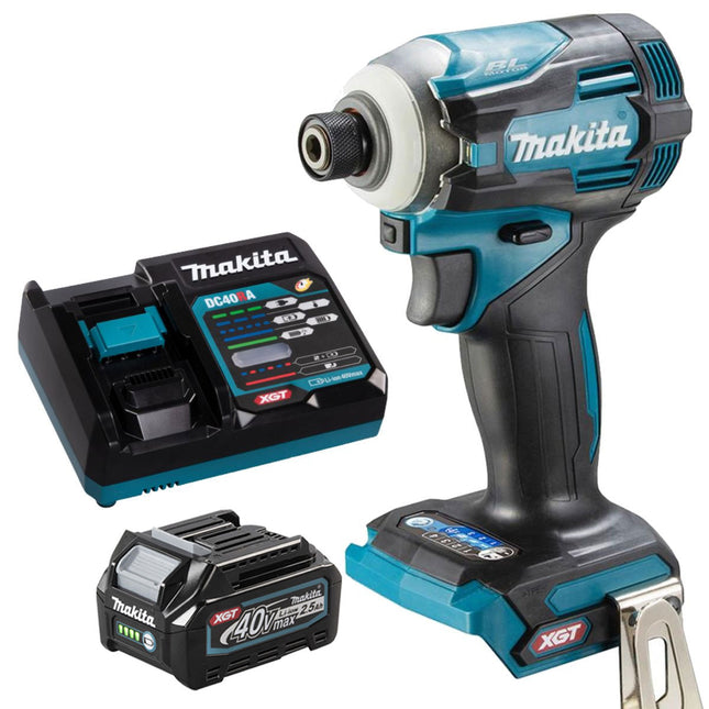 Makita TD001GZ 40V Brushless Impact Driver with 1 x 2.5Ah Battery & Charger - MonkeyTools