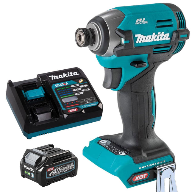 Makita TD003GZ 40V Brushless Impact Driver With 1 x 2.5Ah Battery & Charger - MonkeyTools