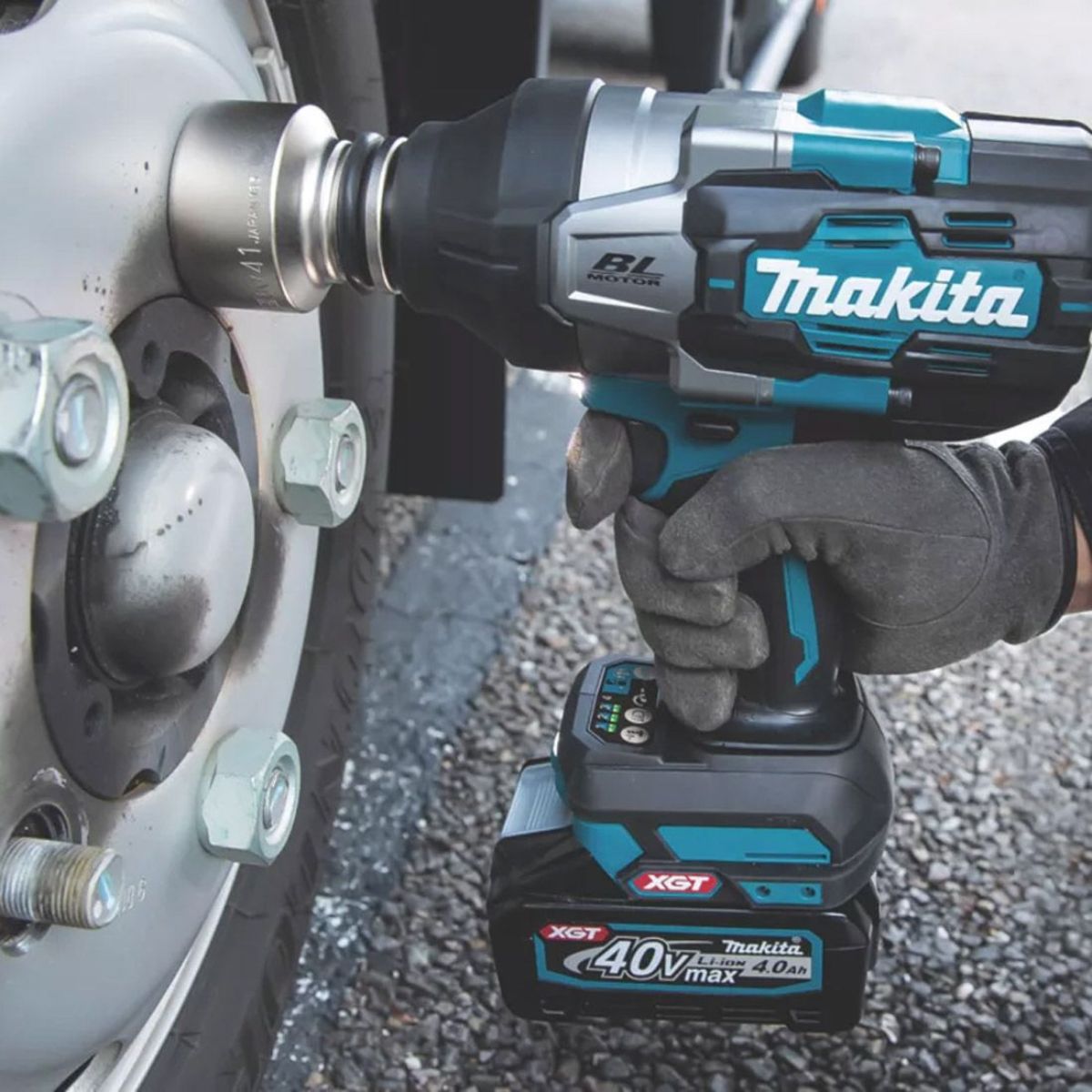 Makita TW001GZ01 40V max XGT Brushless Impact Wrench Body Only with Case - MonkeyTools