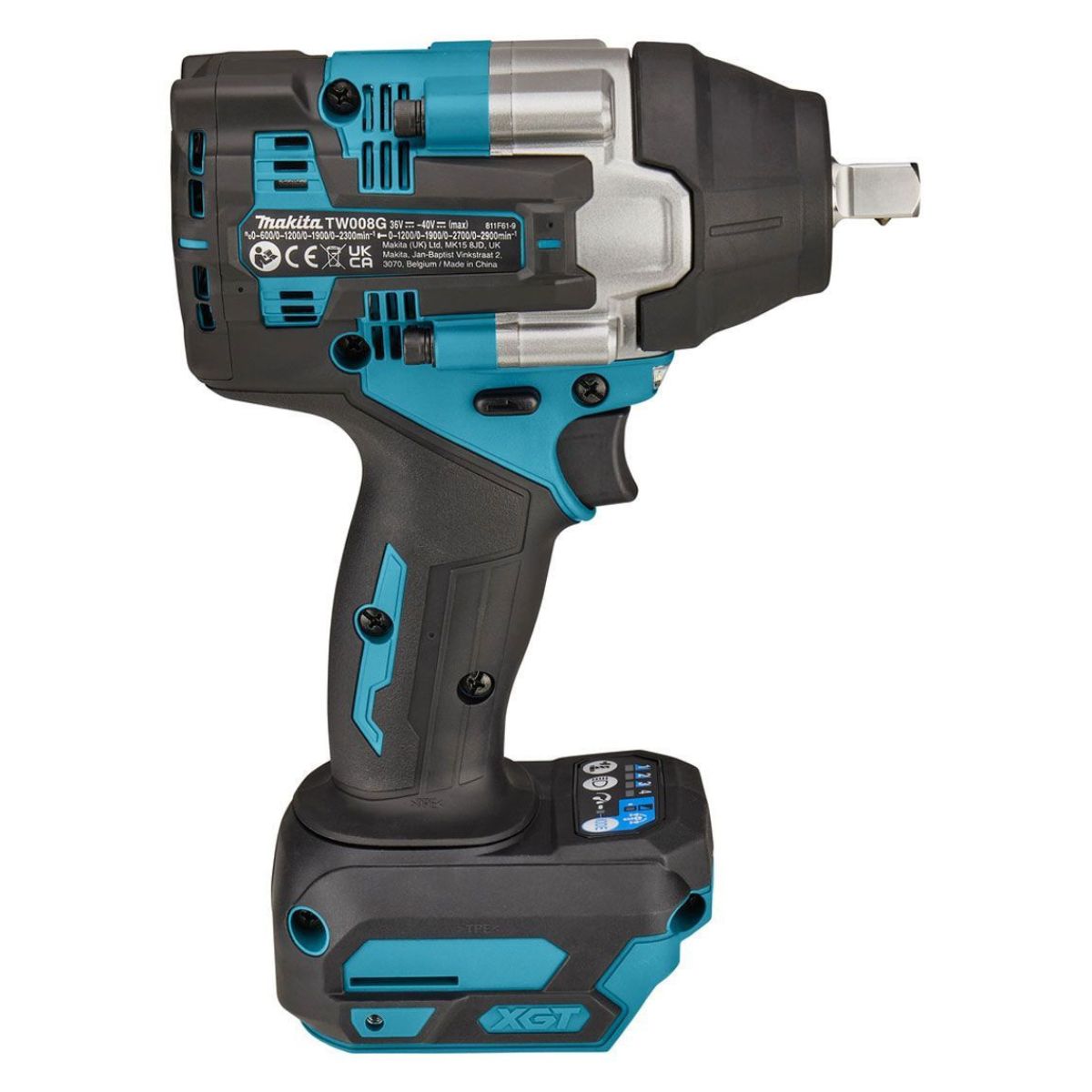 Makita TW008GZ01 40V Brushless 1/2" Impact Wrench with 1 x 2.5Ah Battery Charger & Case - MonkeyTools