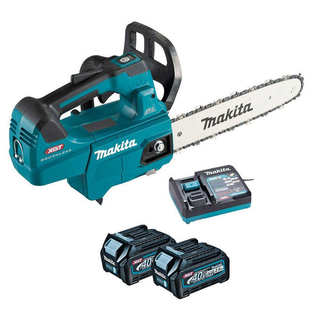 Makita UC003GD202 40V Max XGT 300mm/12" Brushless Chainsaw With 2 x 2.5Ah Batteries & Charger - MonkeyTools