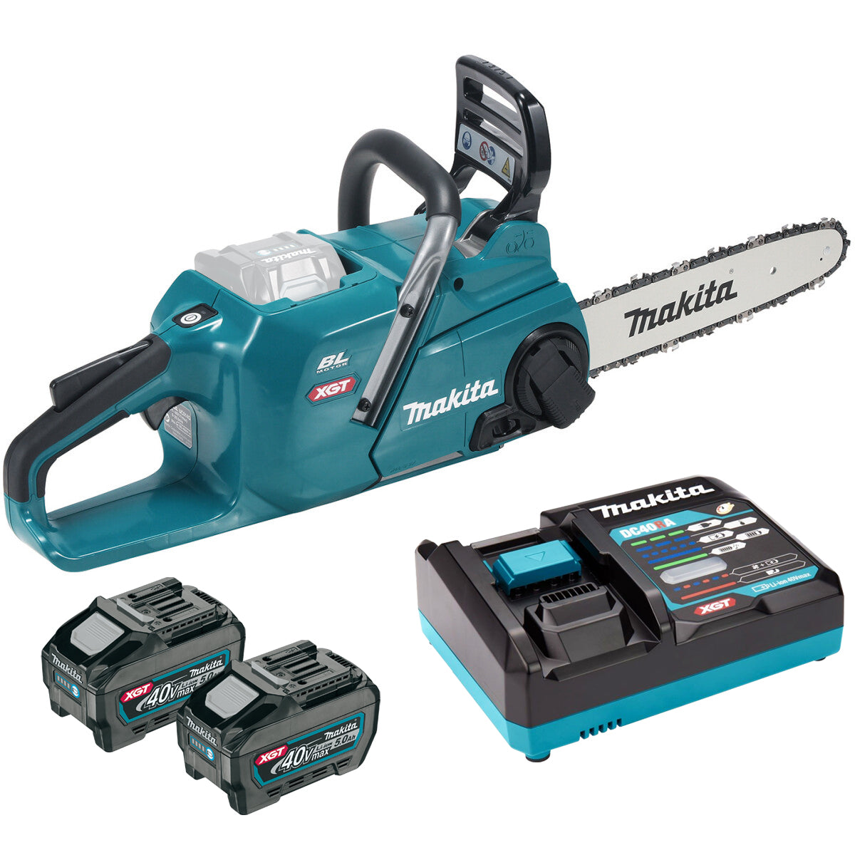 Makita UC014GT201 40V Max XGT 300mm/12In Brushless Chainsaw with 2 x 5Ah Battery & Charger - MonkeyTools
