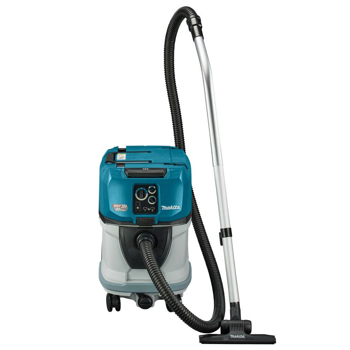 Makita VC006GMT21 80VMax (40V x 2) XGT Brushless M-Class Dust Extractor With 2 x 5.0Ah Batteries & Charger - MonkeyTools