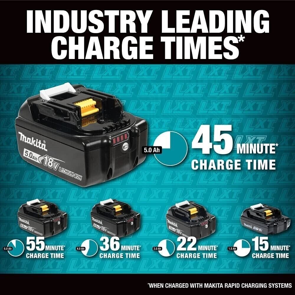 Genuine Makita BL1850 18V 5.0Ah Li-Ion LXT Battery 5AH Star Battery BL1850B - MonkeyTools