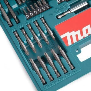 Makita 100 Piece Drill Bit Holesaw Masonry HSS Drill Socket Flat Bit Set + Case - MonkeyTools