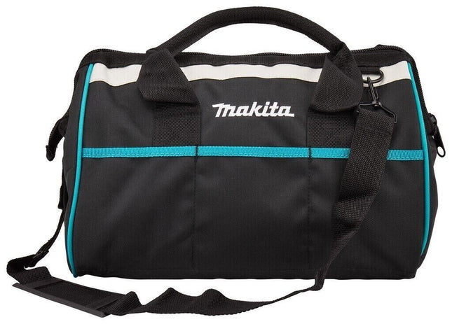 Makita 14" 36cm Open Mouth LXT ToolBag Tool Bag Holdall Blue + Shoulder Strap - MonkeyTools