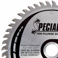 Makita 165mm 48T Wood Specialized Plunge Saw Blade B-33015 - MonkeyTools
