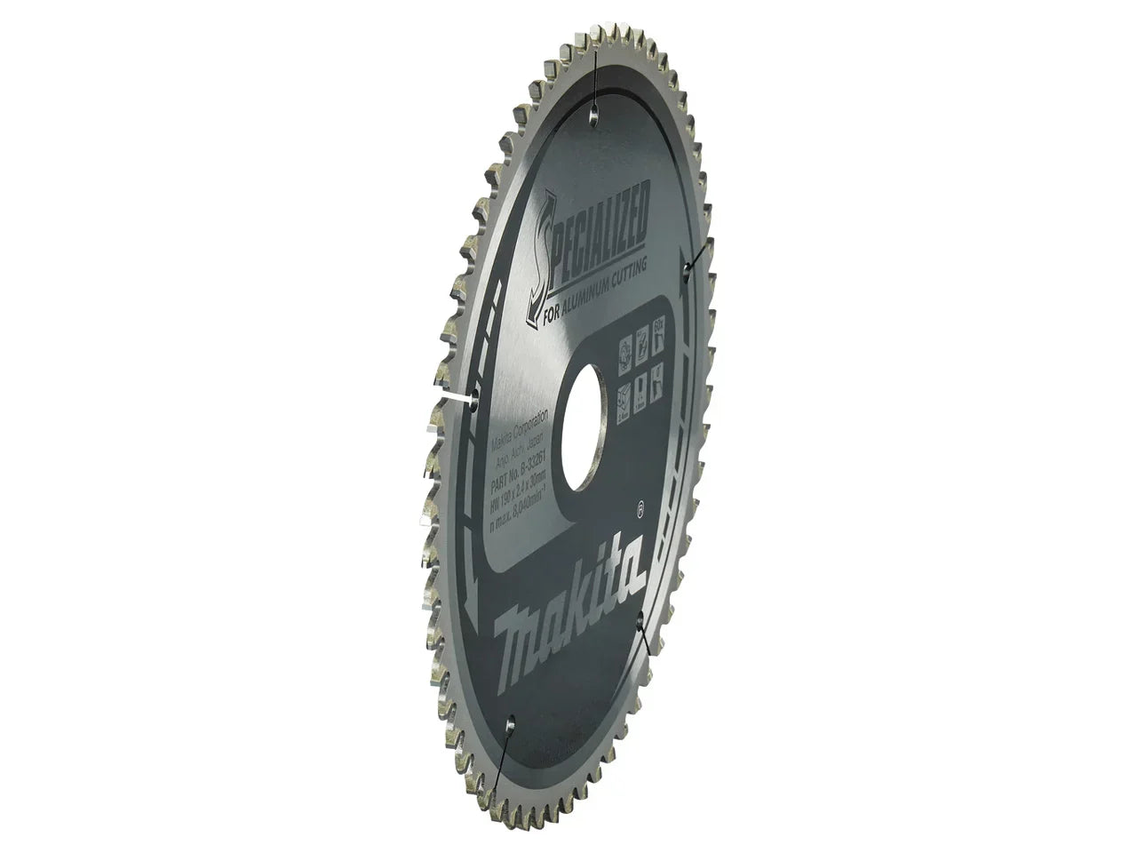 Makita 190mm 60T Specialized Aluminium Mitre Saw Blade B-33283 - MonkeyTools