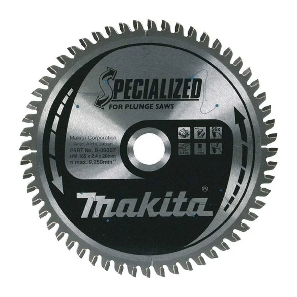 Makita 190mm 60T Specialized Aluminium Mitre Saw Blade B-33283 - MonkeyTools