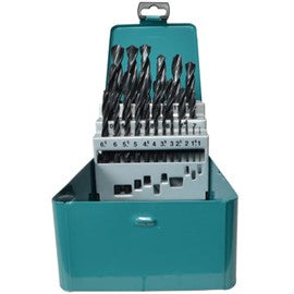 Makita 25 Piece HSS-R Multi-Pack Metal Drill Bit Set D-54097 - MonkeyTools