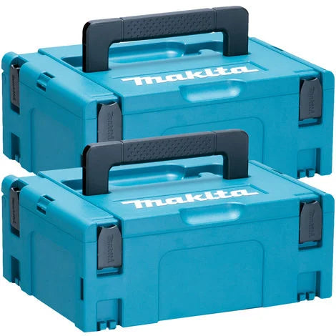 Makita 821550-0 MakPac Type 2 Connector Case 396mm x 296mm x 157mm Pack of 2 - MonkeyTools