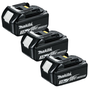 MAKITA BL1830X3 18V LXT 3.0AH LI-ION BATTERY TRIPLE PACK - MonkeyTools