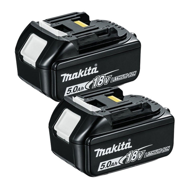 Makita BL1850 2x 18V 5Ah LXT Li-ion Genuine Makstar Battery Twin Pack Long Life - MonkeyTools