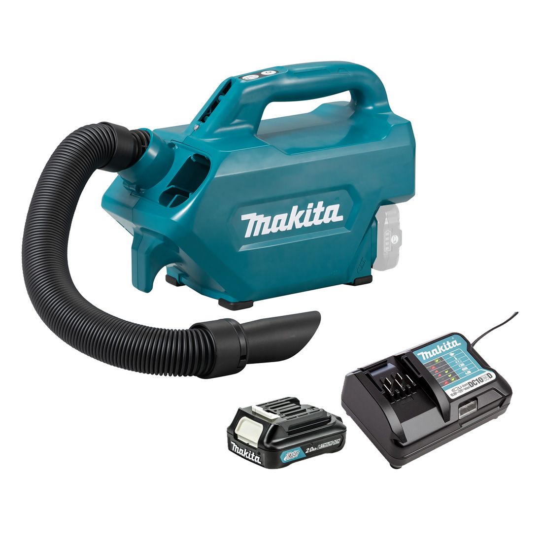 MAKITA CL121DWA 12V MAX CXT VACUUM CLEANER INC 1X 2.0AH BATTERY - MonkeyTools