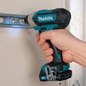 MAKITA CLX228AJ 10.8V / 12V MAX CXT SLIDE COMBI DRILL/IMPACT DRIVER TWIN KIT INC 2X 2.0AH BATTS - MonkeyTools