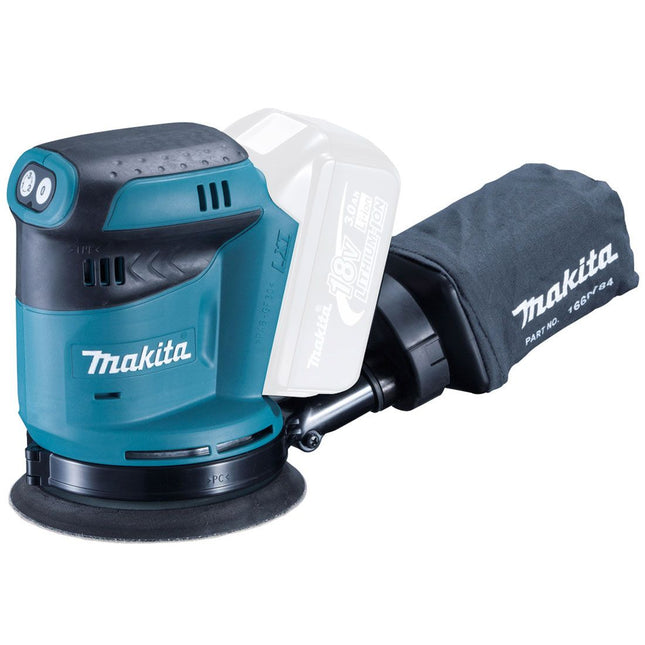 Makita DBO180Z 18v LXT 125mm Lithium Ion Random Orbital Sander Polisher Body - MonkeyTools