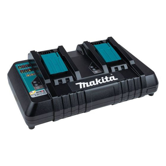 MAKITA DC18RD 14.4-18V LXT LI-ION DUAL PORT TWIN RAPID OPTIMUM CHARGER 240V - MonkeyTools