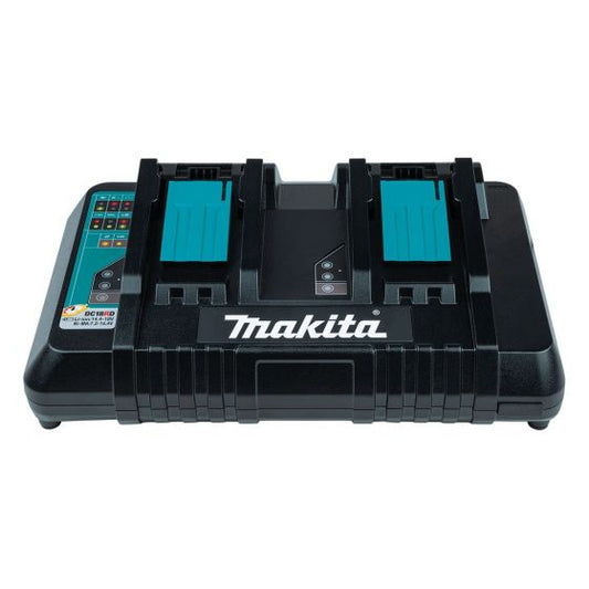 MAKITA DC18RD 14.4-18V LXT LI-ION DUAL PORT TWIN RAPID OPTIMUM CHARGER 240V - MonkeyTools