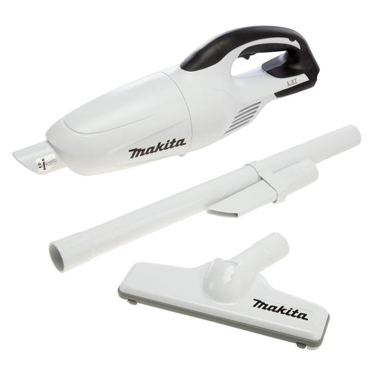 MAKITA DCL180ZW 18V LXT LI-ION CORDLESS 600ML VACUUM CLEANER WHITE BODY ONLY - MonkeyTools