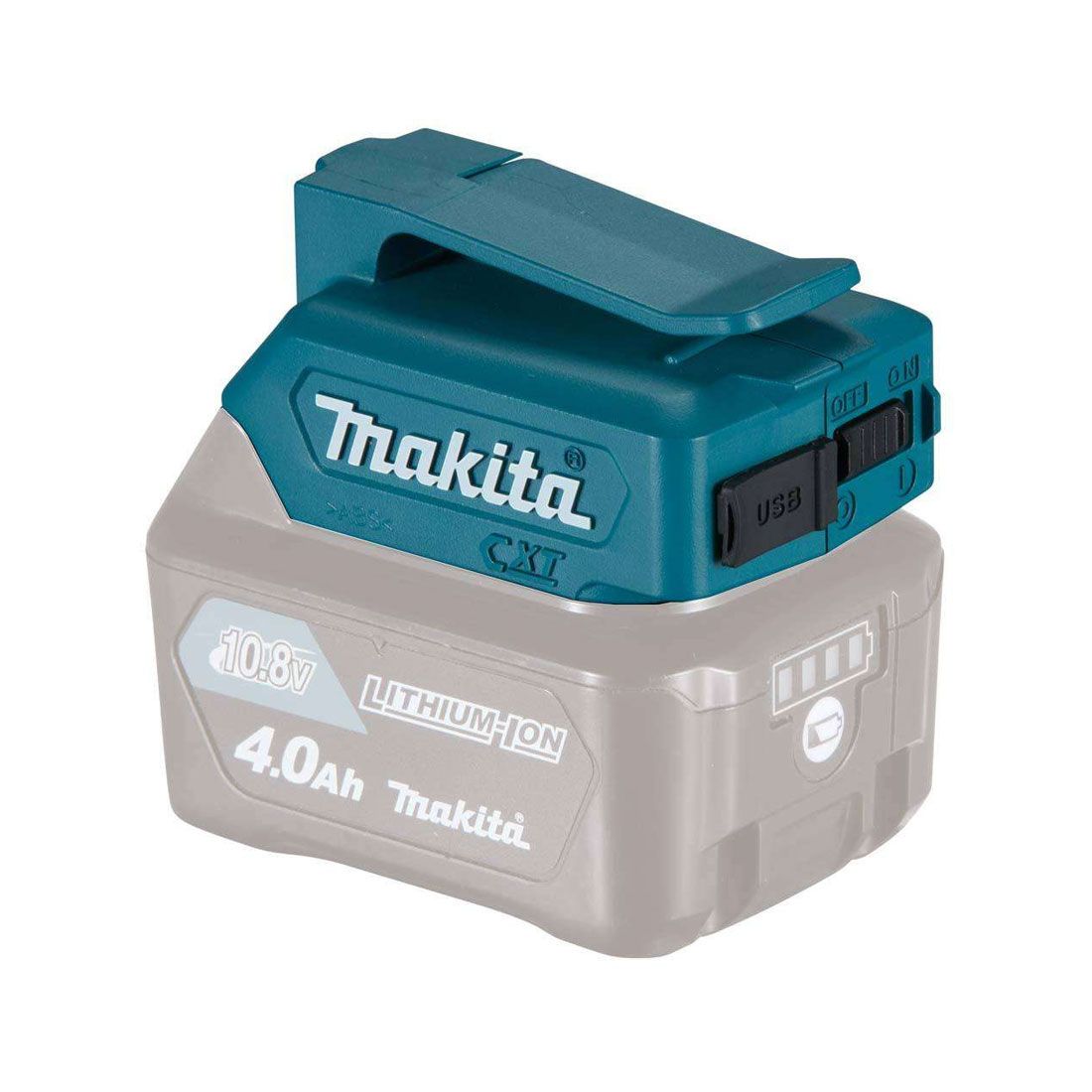 MAKITA DEAADP08 USB CHARGING 10.8V / 12V MAX CXT LITHIUM-ION BATTERY ADAPTER - MonkeyTools