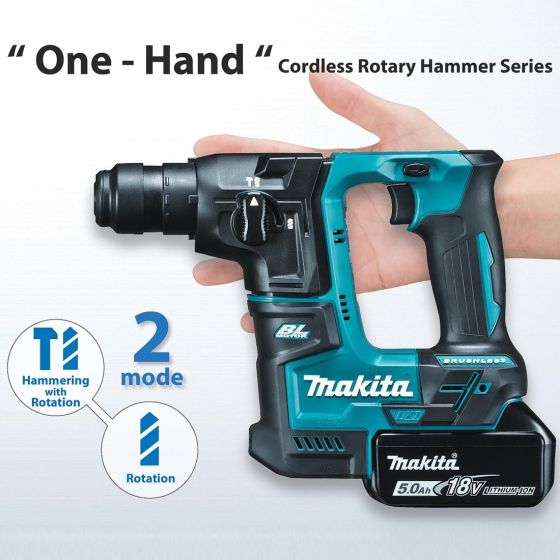MAKITA DHR171Z 18V LXT SDS+ PLUS CORDLESS BRUSHLESS ROTARY HAMMER 17MM BODY ONLY - MonkeyTools