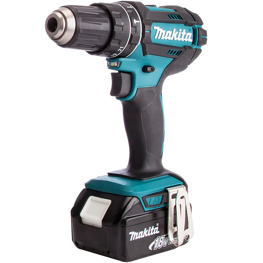 Makita DLX2131TJ 18V Combi Drill + Impact Driver Twin Kit With 2 x 5.0Ah Battery Charger In Type 3 Case - MonkeyTools