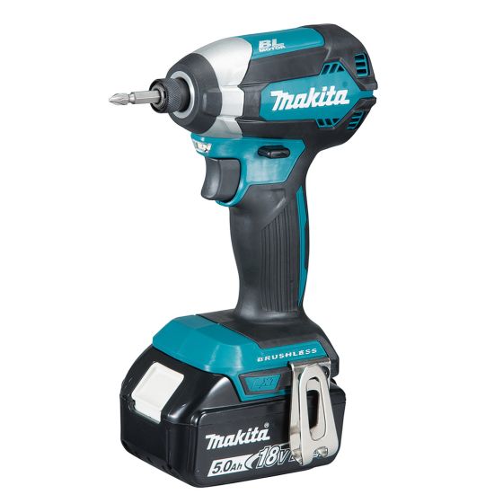 MAKITA DLX2180TJ 18V BRUSHLESS TWIN KIT DHP484 COMBI DRILL & DTD153 IMPACT DRIVER INC 2X 5.0AH BATTS - MonkeyTools